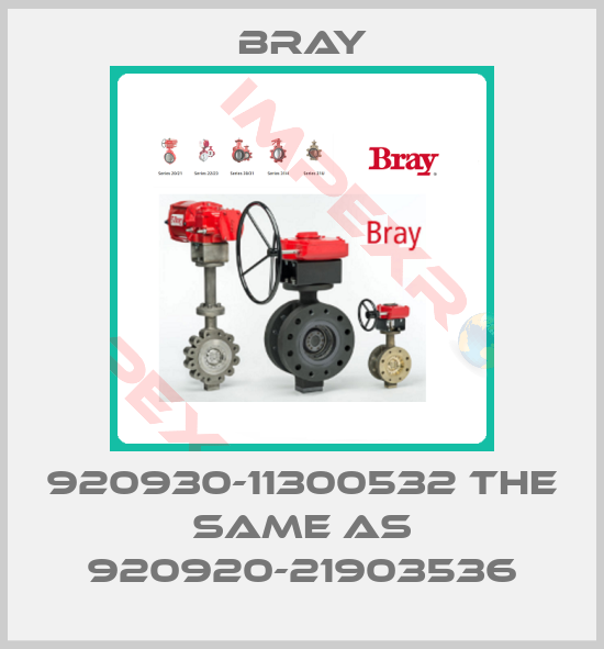 Bray-920930-11300532 the same as 920920-21903536