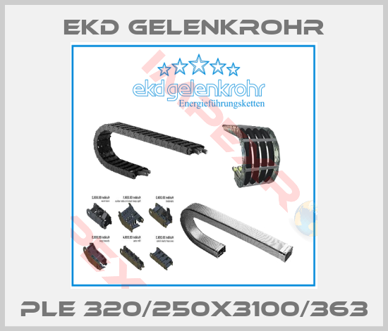 Ekd Gelenkrohr-PLE 320/250x3100/363