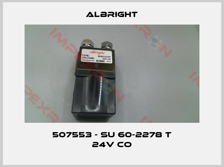Albright-507553 - SU 60-2278 T 24V CO