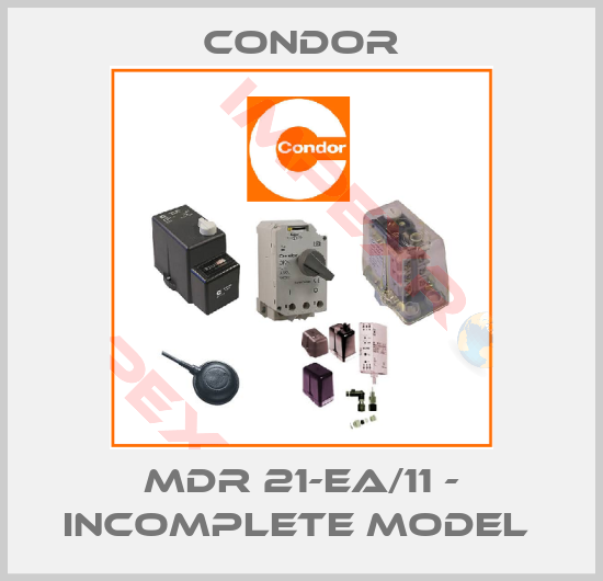 Condor-MDR 21-EA/11 - INCOMPLETE MODEL 