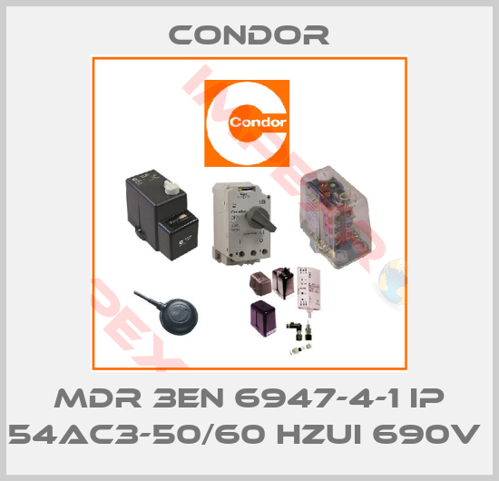 Condor-MDR 3EN 6947-4-1 IP 54AC3-50/60 HZUI 690V 
