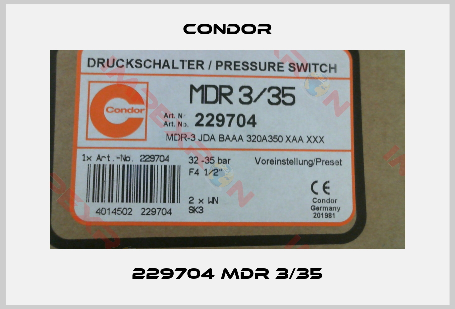 Condor-229704 MDR 3/35