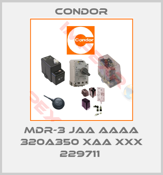 Condor-MDR-3 JAA AAAA 320A350 XAA XXX 229711 