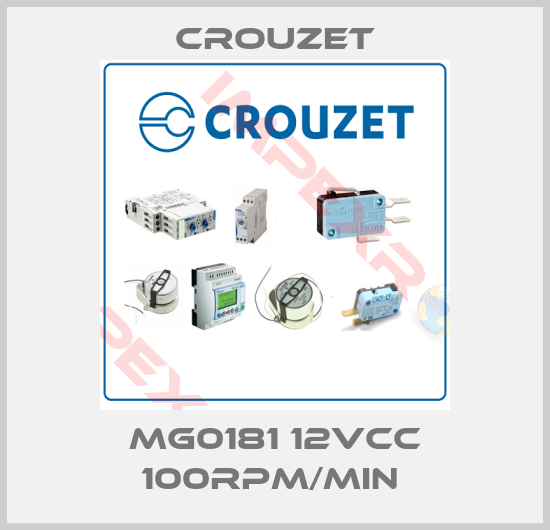 Crouzet-MG0181 12VCC 100RPM/MIN 