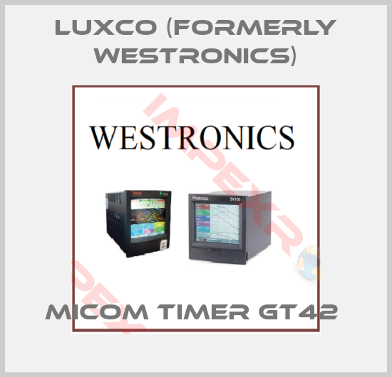 Luxco (formerly Westronics)-MICOM TIMER GT42 