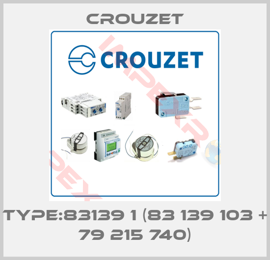 Crouzet-TYPE:83139 1 (83 139 103 + 79 215 740)