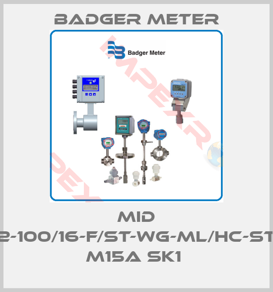 Badger Meter-MID 2-100/16-F/ST-WG-ML/HC-ST M15A SK1 