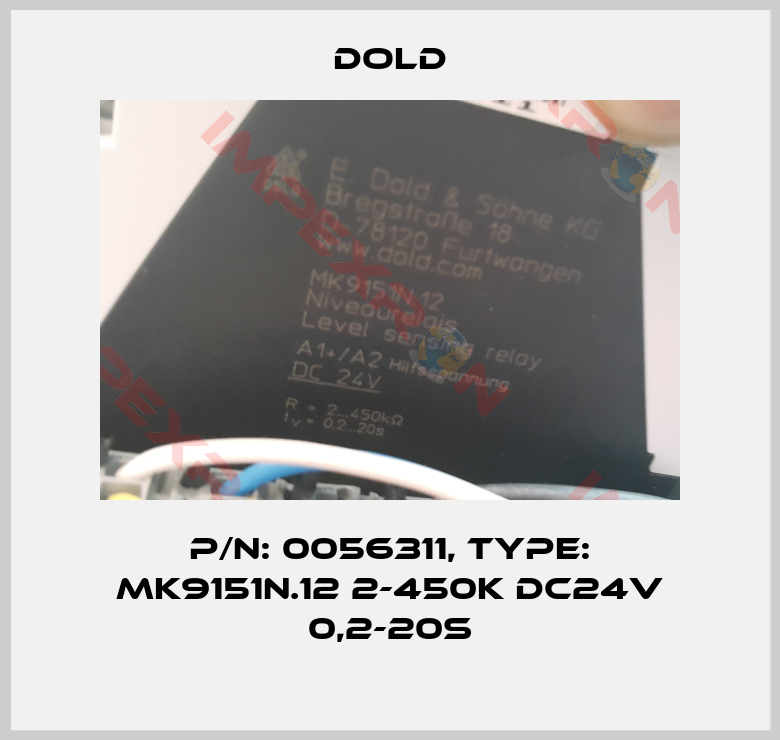 Dold-p/n: 0056311, Type: MK9151N.12 2-450K DC24V 0,2-20S