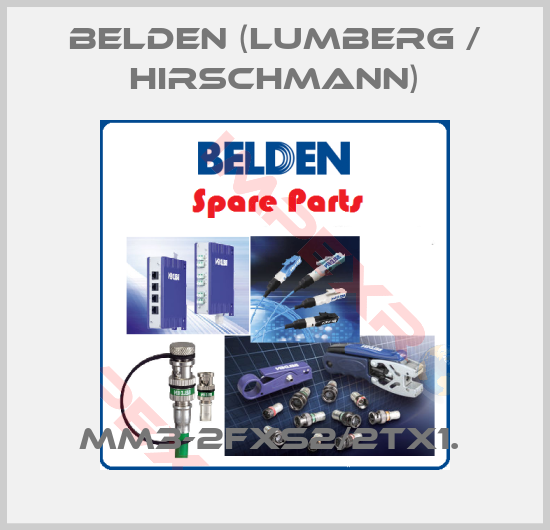 Belden (Lumberg / Hirschmann)-MM3-2FXS2/2TX1. 