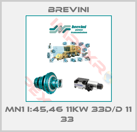 Brevini-MN1 I:45,46 11KW 33D/D 11 33 