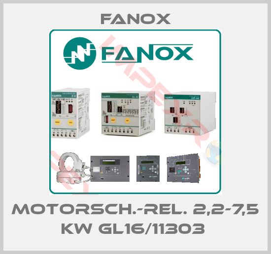 Fanox-MOTORSCH.-REL. 2,2-7,5 KW GL16/11303 