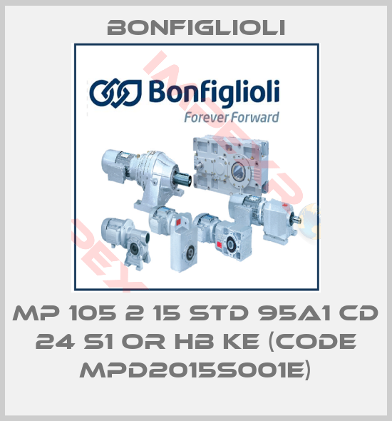 Bonfiglioli-MP 105 2 15 STD 95A1 CD 24 S1 OR HB KE (CODE MPD2015S001E)