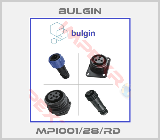 Bulgin-MPI001/28/RD 
