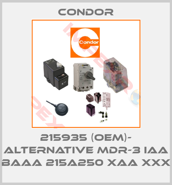 Condor-215935 (OEM)- ALTERNATIVE MDR-3 IAA BAAA 215A250 XAA XXX
