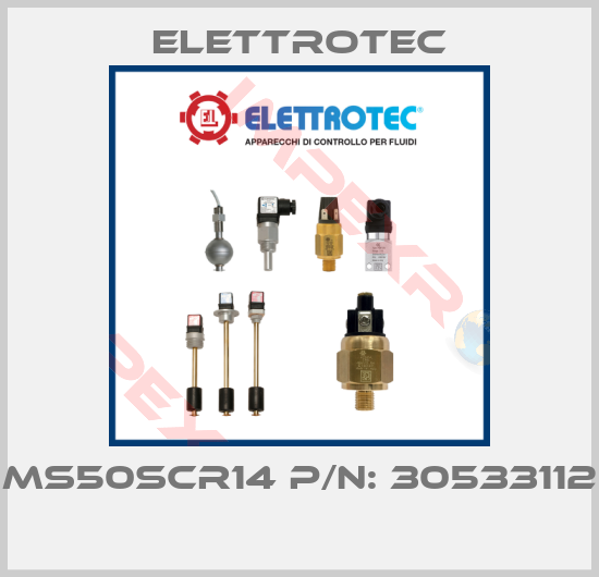 Elettrotec-MS50SCR14 P/N: 30533112 