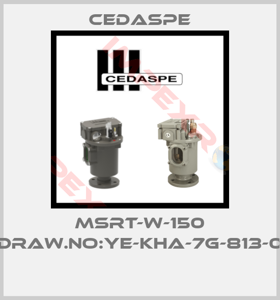 Cedaspe-MSRT-W-150 DRAW.NO:YE-KHA-7G-813-0 