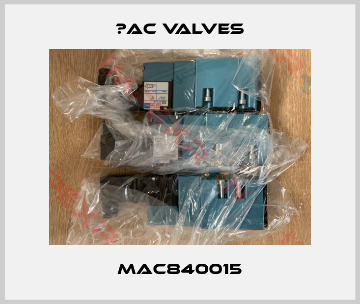 МAC Valves-MAC840015