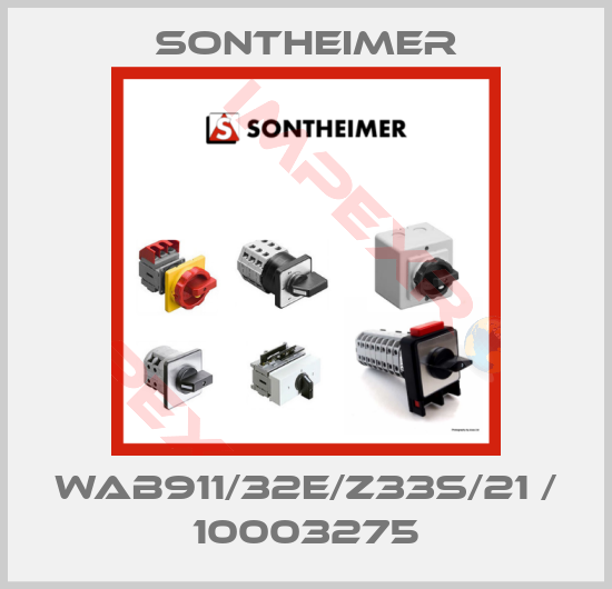Sontheimer-WAB911/32E/Z33S/21 / 10003275