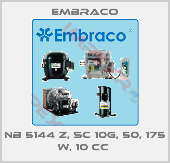 Embraco-NB 5144 Z, SC 10G, 50, 175 W, 10 CC 