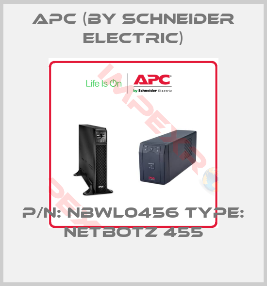 APC (by Schneider Electric)-P/N: NBWL0456 Type: NetBotz 455