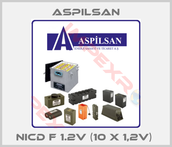 Aspilsan-NICD F 1.2V (10 X 1,2V) 