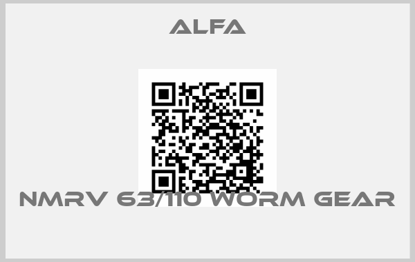 ALFA-NMRV 63/110 WORM GEAR 