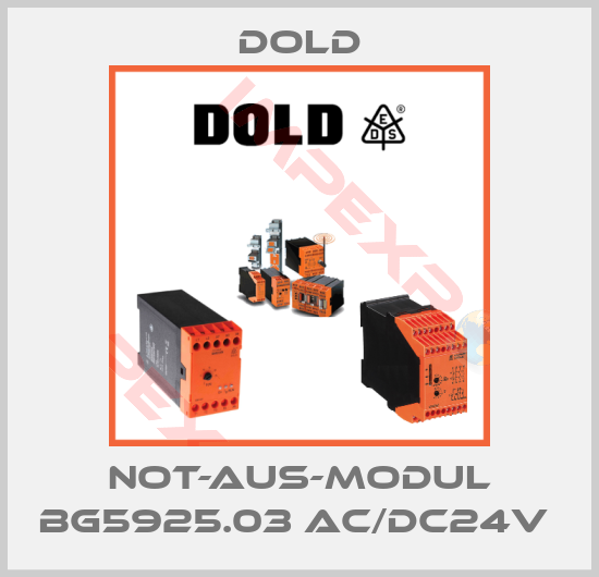 Dold-NOT-AUS-MODUL BG5925.03 AC/DC24V 