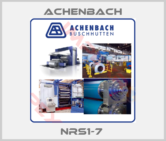 ACHENBACH-NRS1-7 