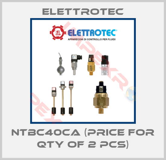 Elettrotec-NTBC40CA (price for qty of 2 pcs)