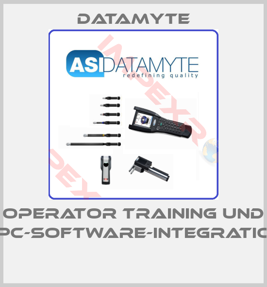 Datamyte-OPERATOR TRAINING UND SPC-SOFTWARE-INTEGRATION 