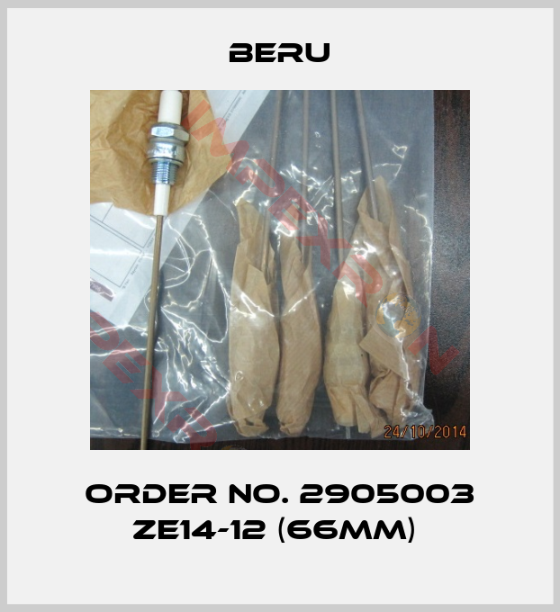 Beru-ORDER NO. 2905003 ZE14-12 (66MM) 