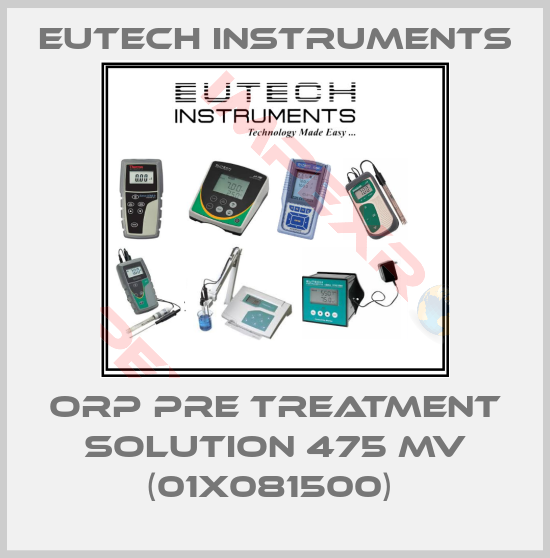 Eutech Instruments-ORP PRE TREATMENT SOLUTION 475 MV (01X081500) 