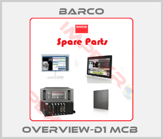 Barco-OVERVIEW-D1 MCB 