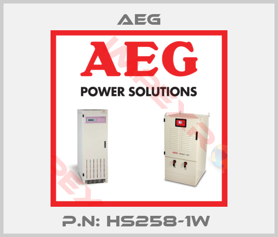 AEG-P.N: HS258-1W 