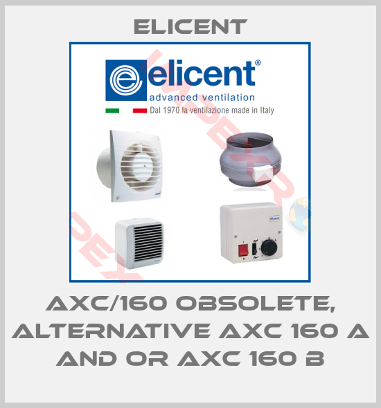 Elicent-AXC/160 obsolete, alternative AXC 160 A and or AXC 160 B