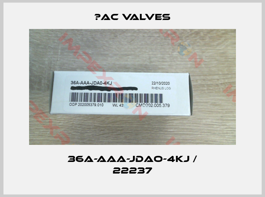 МAC Valves-36A-AAA-JDAO-4KJ / 22237