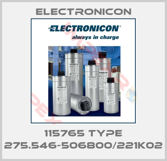 Electronicon-115765 Type 275.546-506800/221K02