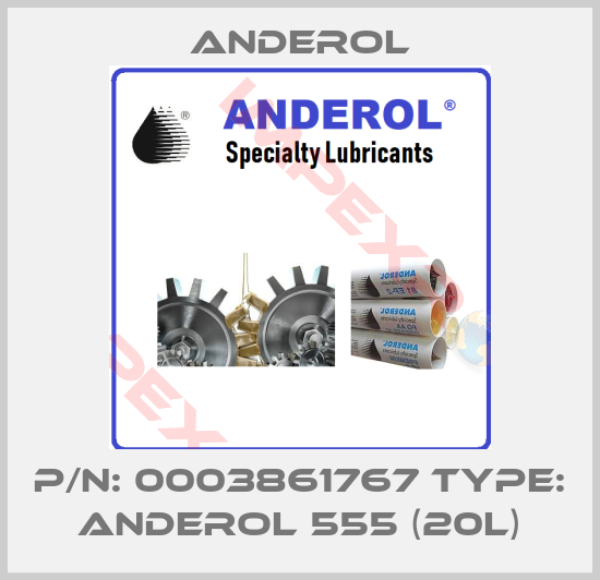 Anderol-p/n: 0003861767 type: ANDEROL 555 (20L)
