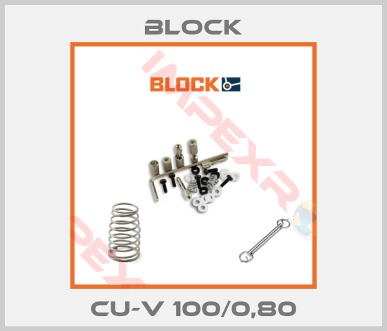 Block-CU-V 100/0,80