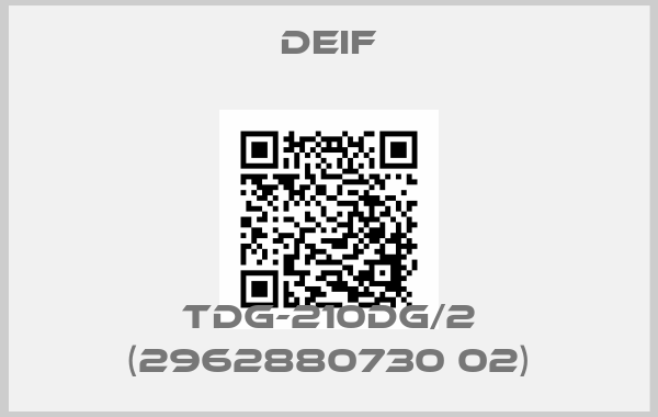 Deif-TDG-210DG/2 (2962880730 02)