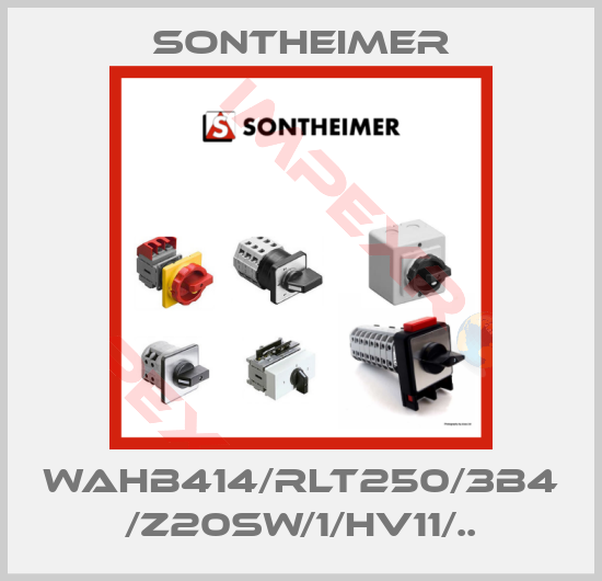 Sontheimer-WAHB414/RLT250/3B4 /Z20SW/1/HV11/..