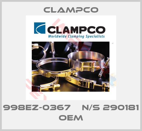 Clampco-998EZ-0367    N/S 290181 oem