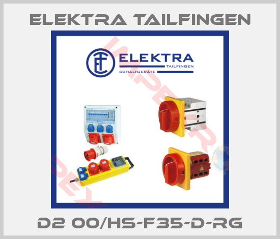 Elektra Tailfingen-D2 00/HS-F35-D-RG