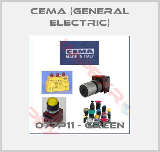 Cema (General Electric)-077P11 - Green