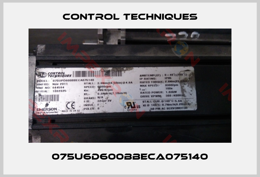 Control Techniques-075U6D600BBECA075140