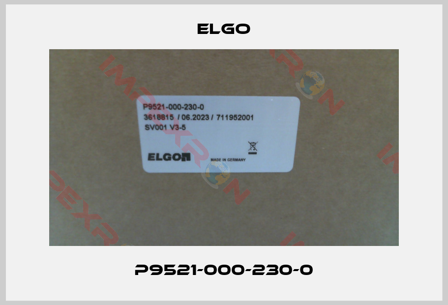 Elgo-P9521-000-230-0