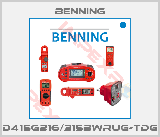 Benning-D415G216/315BWrug-TDG