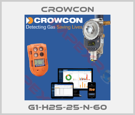 Crowcon-G1-H2S-25-N-60