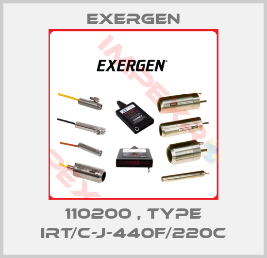 Exergen-110200 , type IRt/c-J-440F/220C