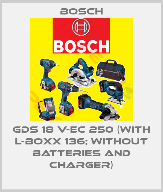 Bosch-GDS 18 V-EC 250 (with L-BOXX 136; without batteries and charger)